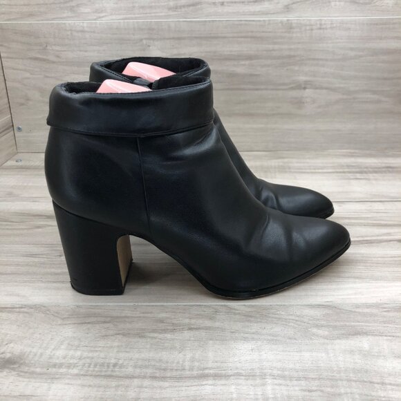 BCBGeneration Ankle Boots Women's 9 Stein Black Side Zip Booties - Picture 1 of 10
